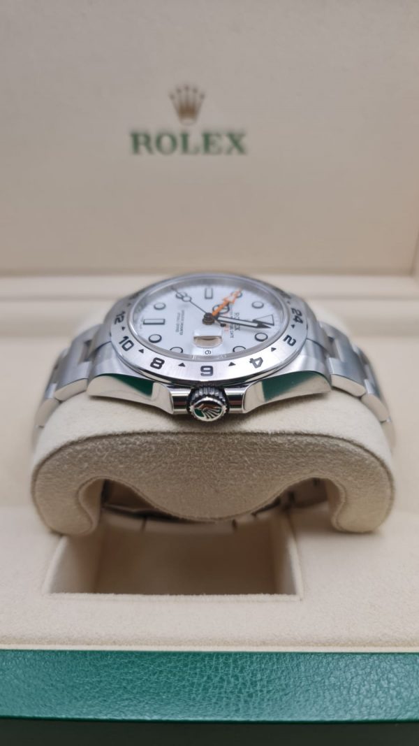 Rolex Explorer II White dial Side View